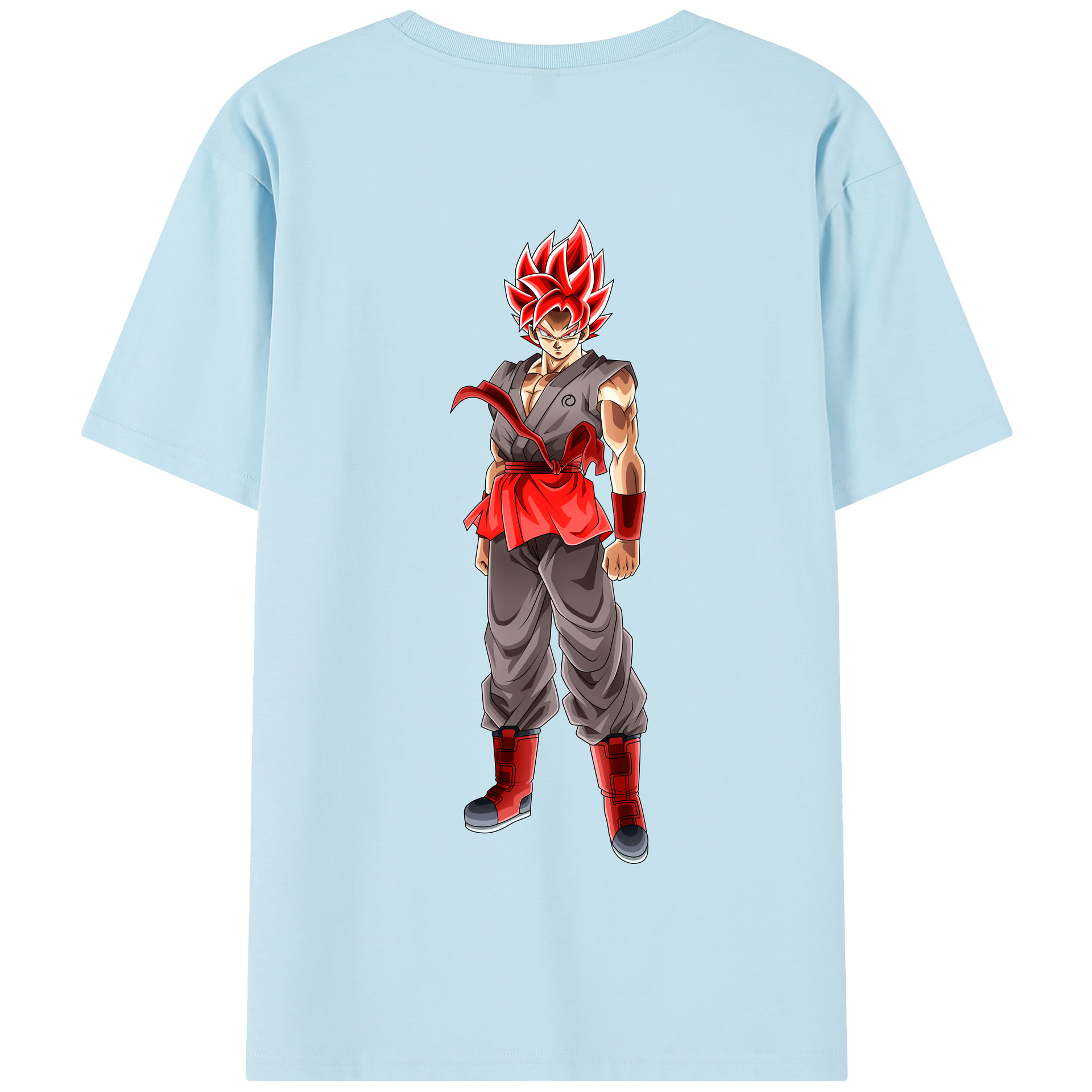 （画像用） ドラゴンボール 孫 悟飯（そんごはん）DRAGON BALL Son Gohan 綿100％半袖Tシャツ（背面プリント）